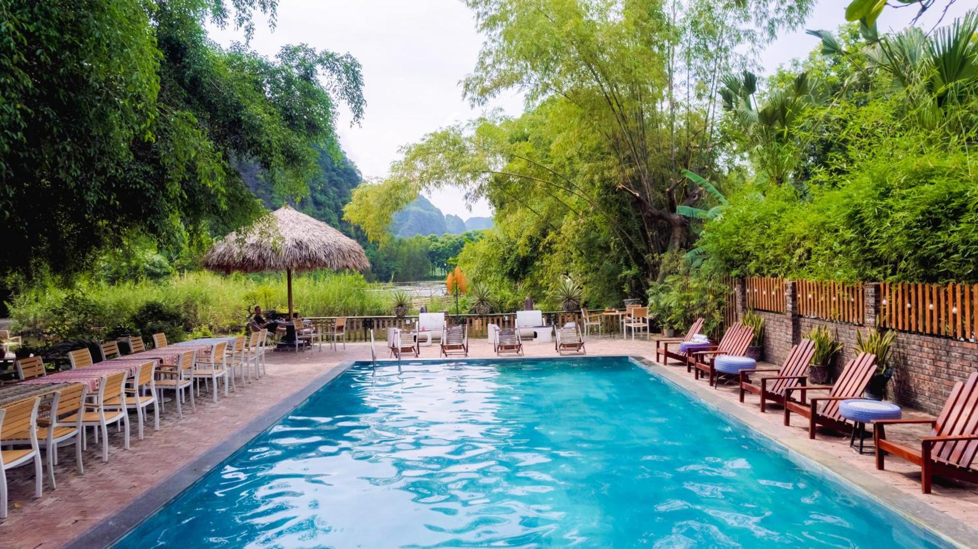 Tam Coc Central Bungalow-Hostel Vu Lam Екстер'єр фото
